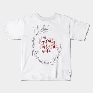 Fearfully and wonderfully made Kids T-Shirt